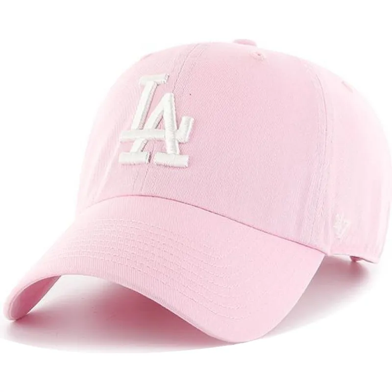 kapa-zaobljena-ruzicasta-podesiv-los-angeles-dodgers-mlb-47-brand