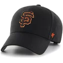 47-brand-curved-brim-orange-logo-san-francisco-giants-mlb-mvp-black-cap