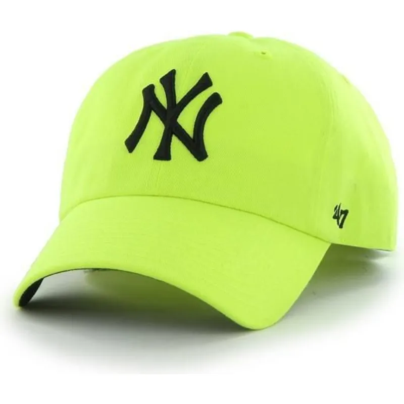 kapa-zaobljena-zuta-podesiv-new-york-yankees-mlb-47-brand