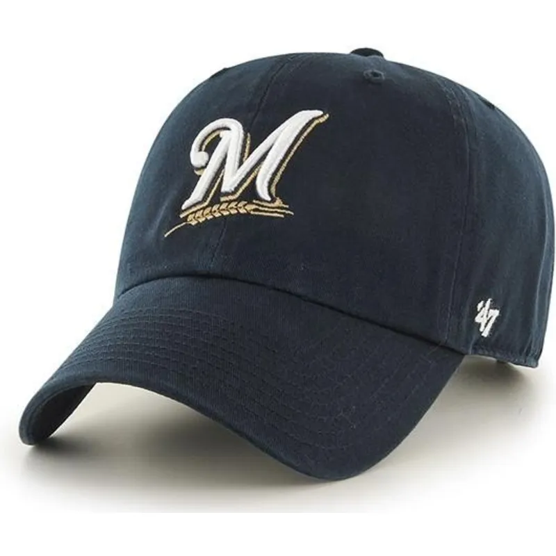 kapa-zaobljena-mornarsko-plava-podesiv-milwaukee-brewers-mlb-47-brand