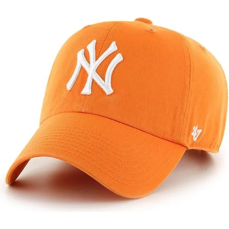 kapa-zaobljena-narancasta-podesiv-vibrante-new-york-yankees-mlb-47-brand