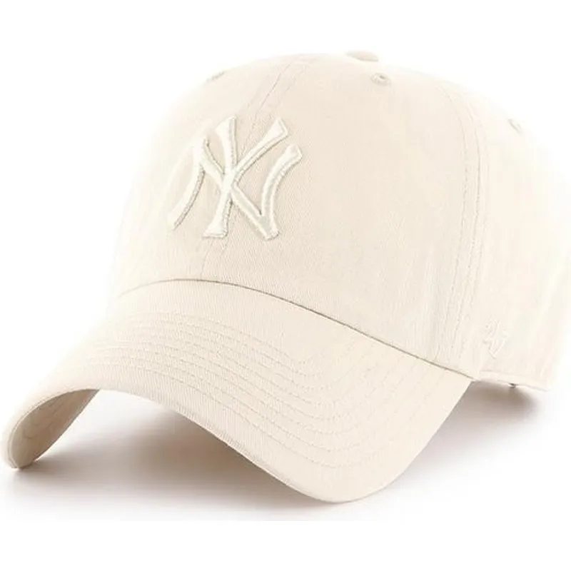 kapa-zaobljena-krem-podesiv-new-york-yankees-mlb-47-brand