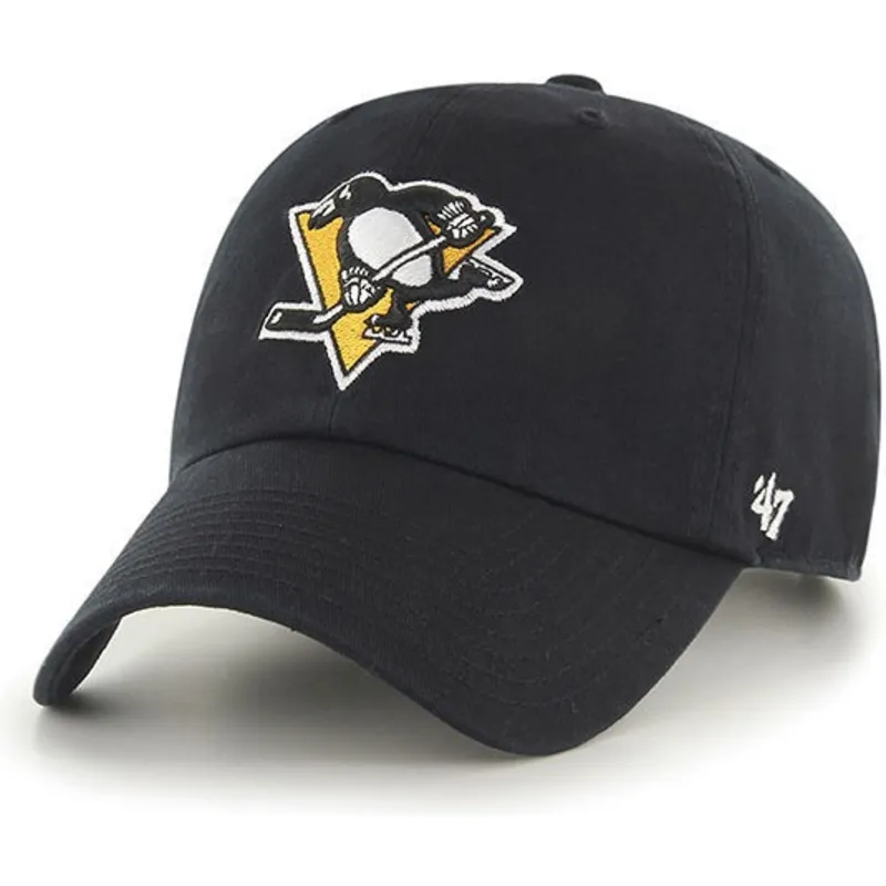 kapa-zaobljena-crna-podesiv-pittsburgh-penguins-nhl-47-brand