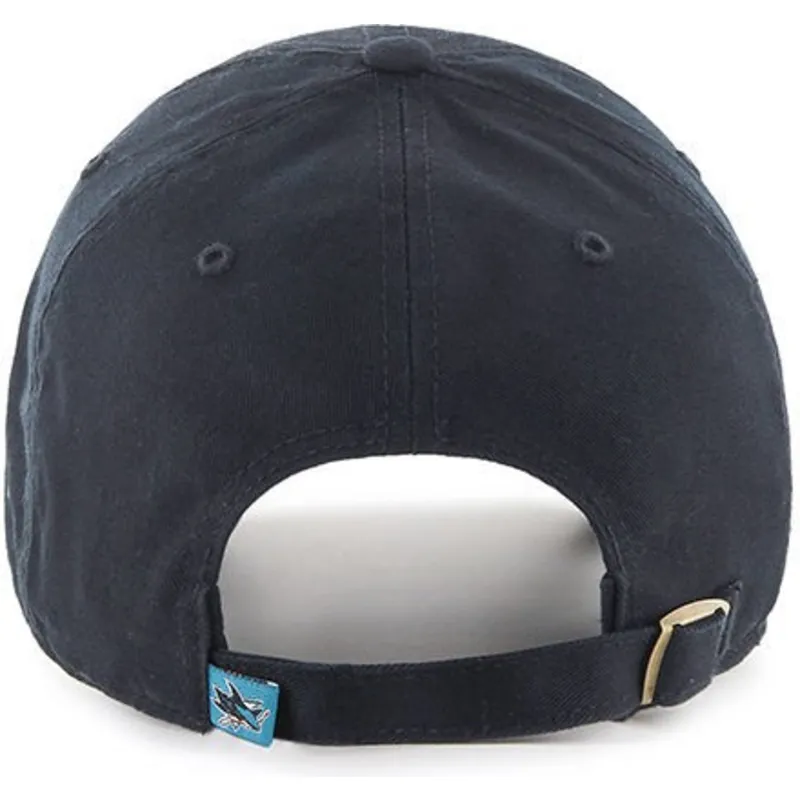kape-zaobljena-crna-podesiva-traka-san-jose-sharks-nhl-47-brand