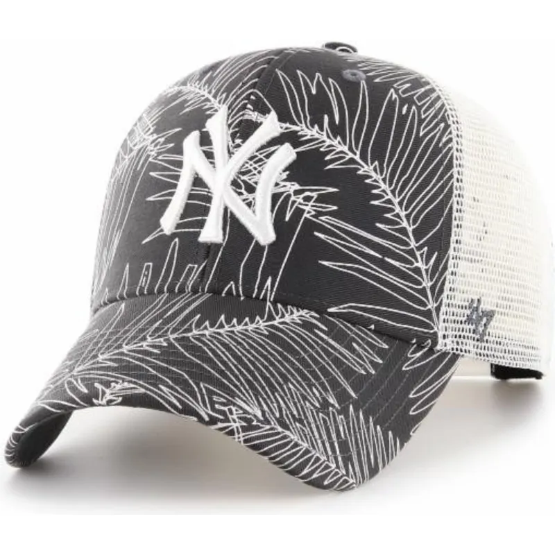 kapa-zaobljena-crna-snapback-new-york-yankees-mlb-47-brand