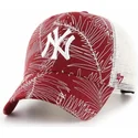 kapa-zaobljena-crvena-snapback-new-york-yankees-mlb-47-brand