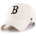kapa-zaobljena-krem-snapback-boston-red-sox-mlb-47-brand