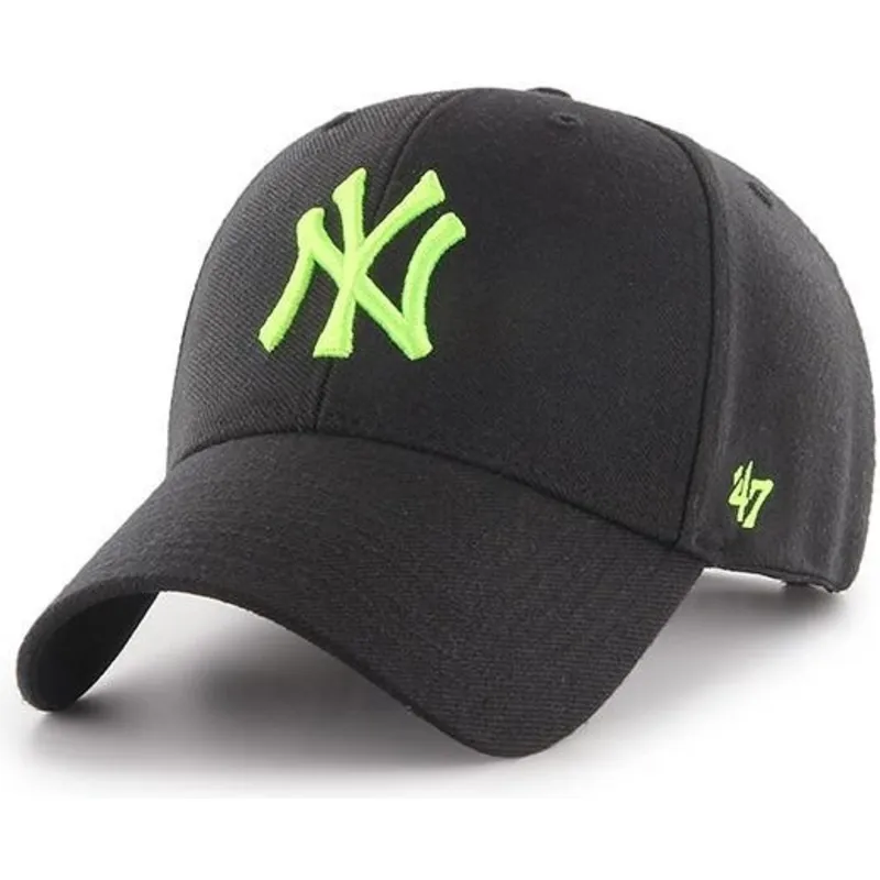 kapa-zaobljena-crna-snapback-new-york-yankees-mlb-47-brand