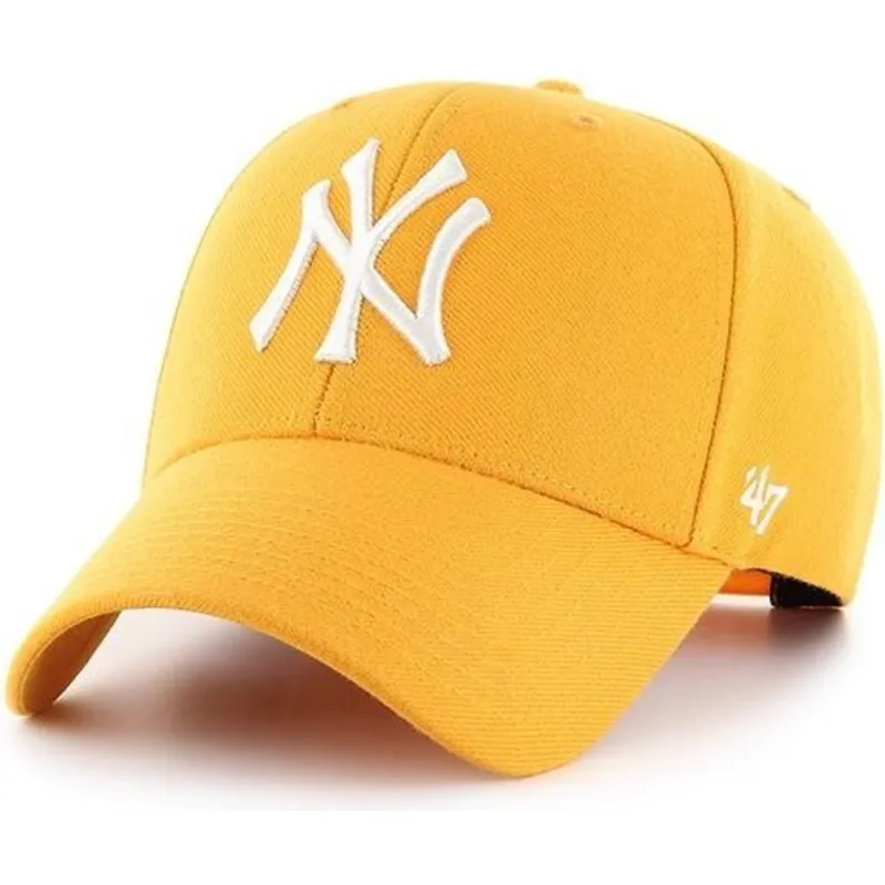 kapa-zaobljena-zuta-snapback-oro-new-york-yankees-mlb-47-brand