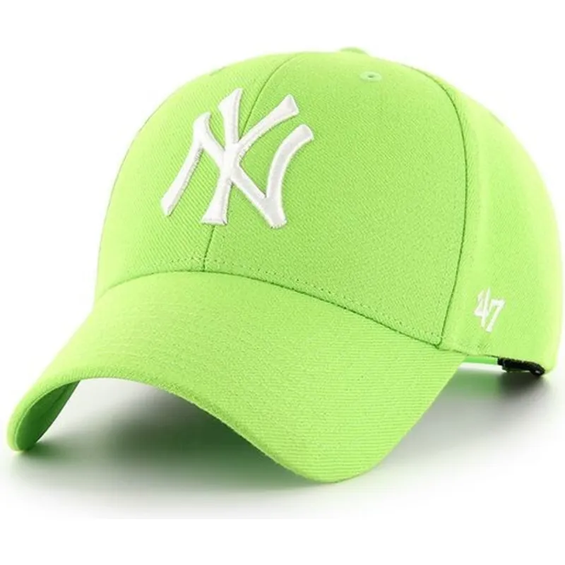 kapa-zaobljena-zelena-snapback-lima-new-york-yankees-mlb-47-brand