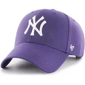 kape-zaobljena-ljubicasta-snapback-new-york-yankees-mlb-47-brand