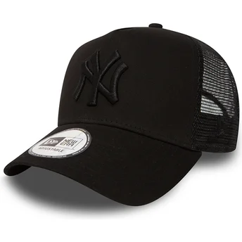 Kapa zaobljena crna snapback Clean A Frame New York Yankees MLB New Era