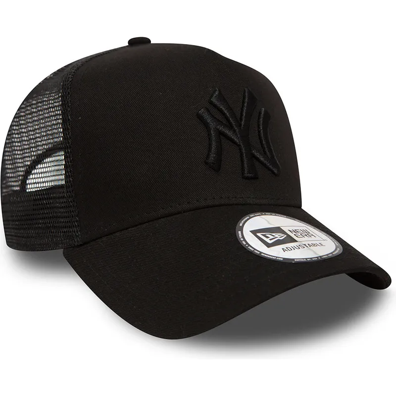 kape-zaobljena-crna-snapback-clean-a-frame-new-york-yankees-mlb-new-era