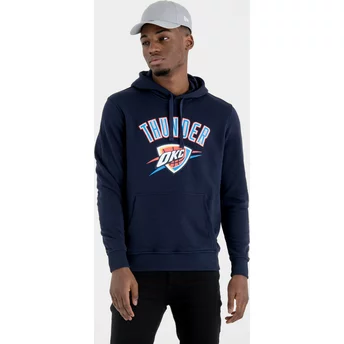 New Era Oklahoma City Thunder NBA Navy Blue Pullover Hoody Sweatshirt