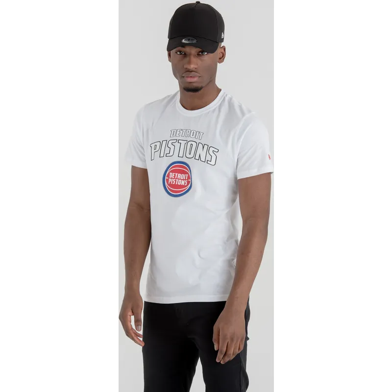 majice-kratki-rukav-bijela-detroit-pistons-nba-new-era