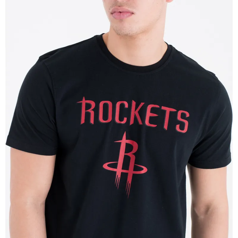 majice-kratki-rukav-crna-houston-rockets-nba-new-era