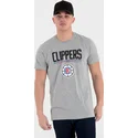majice-kratki-rukav-siva-los-angeles-clippers-nba-new-era