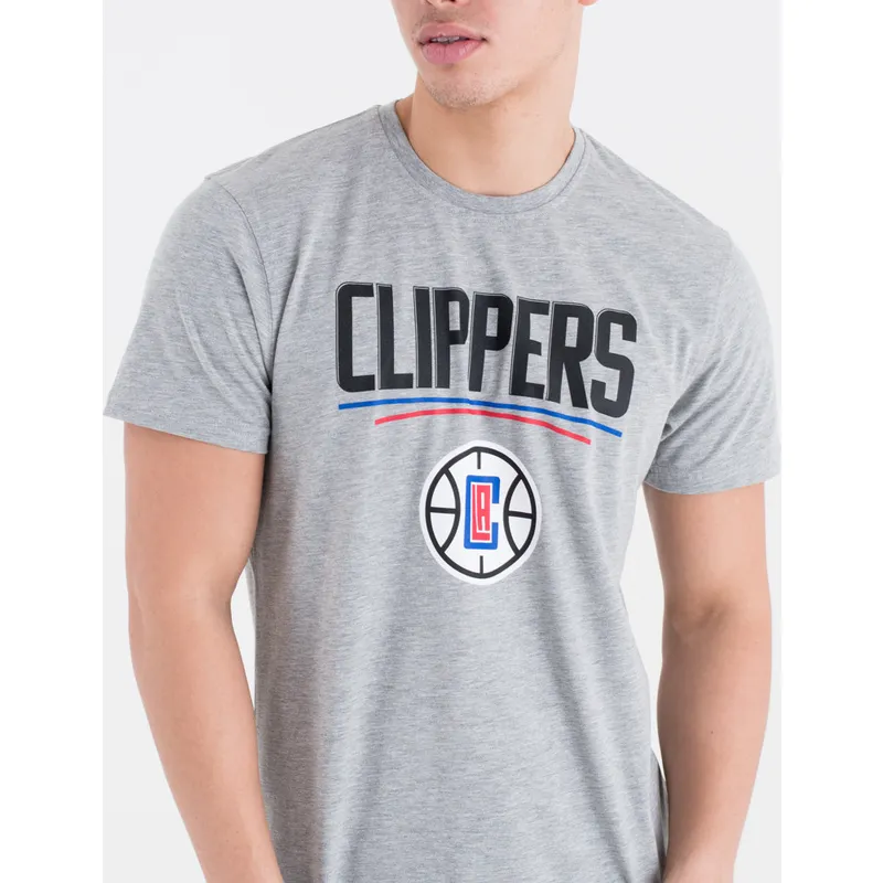 majice-kratki-rukav-siva-los-angeles-clippers-nba-new-era
