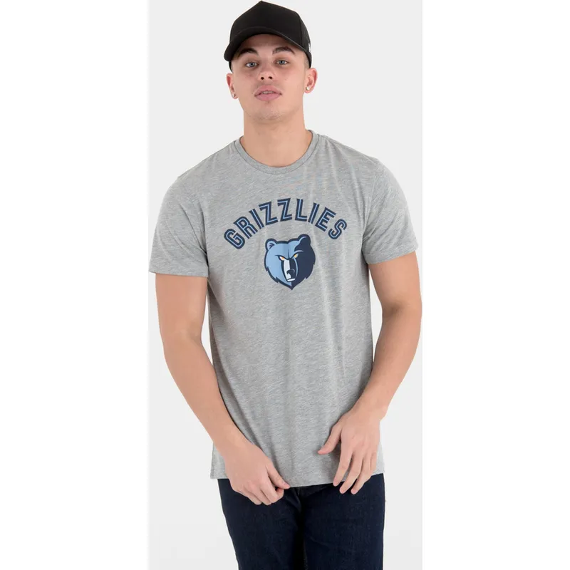 majice-kratki-rukav-siva-memphis-grizzlies-nba-new-era