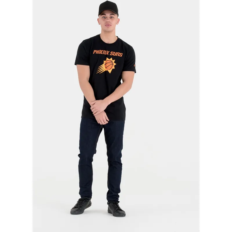 majice-kratki-rukav-crna-phoenix-suns-nba-new-era