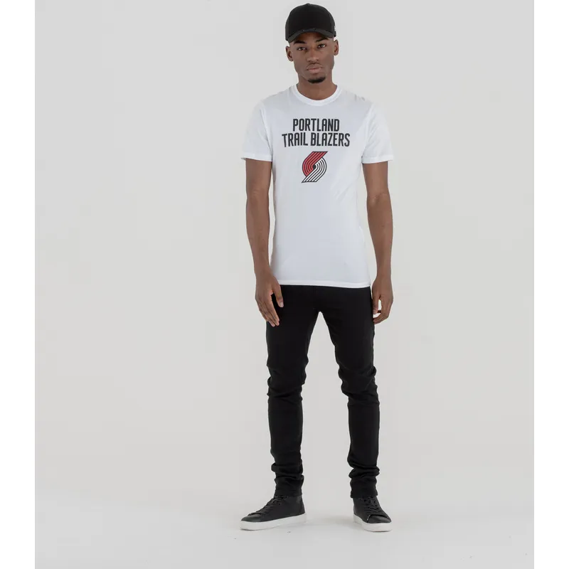 majice-kratki-rukav-bijela-portland-trail-blazers-nba-new-era