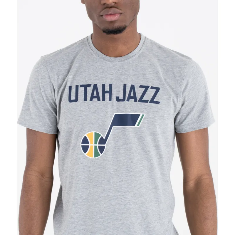 majice-kratki-rukav-siva-utah-jazz-nba-new-era