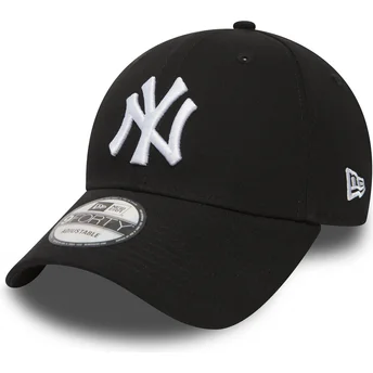 Kapa zaobljena crna podesiv 9FORTY Essential New York Yankees MLB New Era