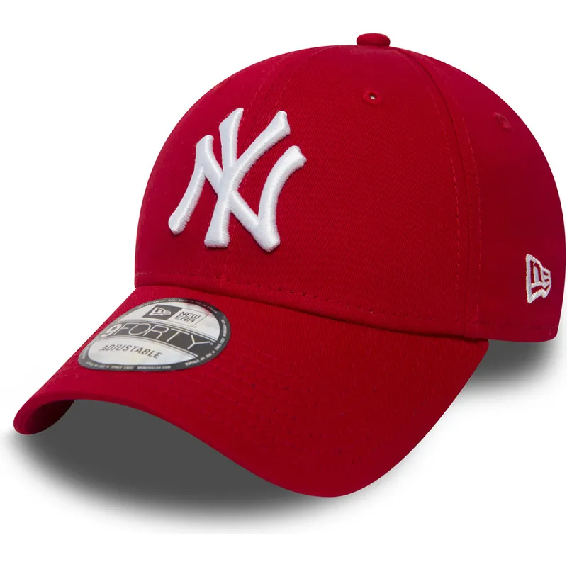 kapa-zaobljena-crvena-podesiv-9forty-essential-new-york-yankees-mlb-new-era