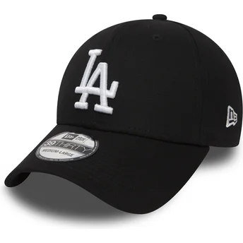 Kapa zaobljena crna prilagođena 39THIRTY Essential Los Angeles Dodgers MLB New Era