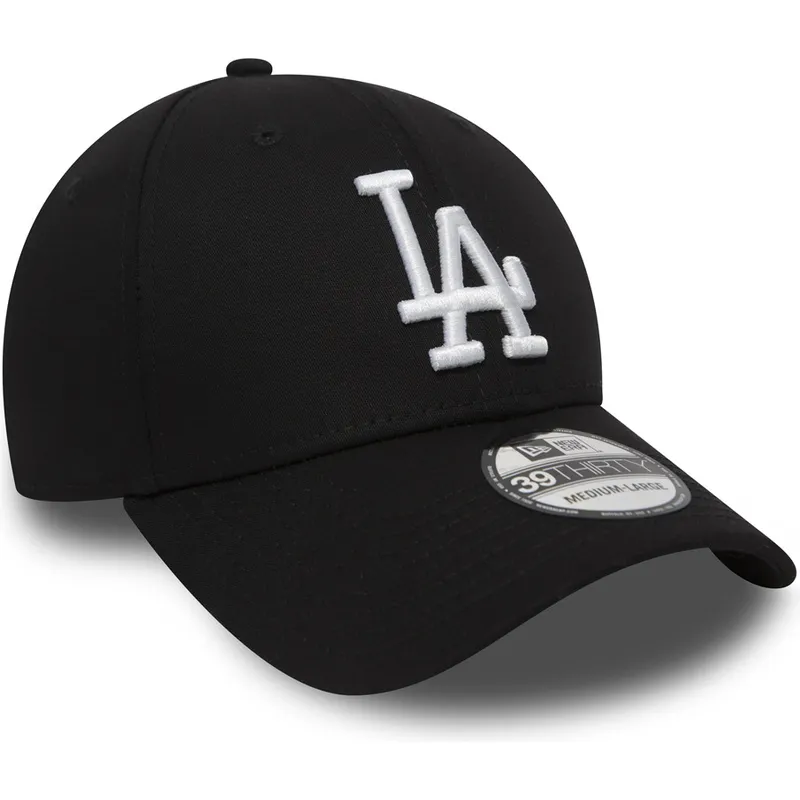 kapa-zaobljena-crna-prilagodena-39thirty-essential-los-angeles-dodgers-mlb-new-era