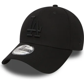 Kape zaobljena crna prilagođen 39THIRTY Essential Los Angeles Dodgers MLB New Era