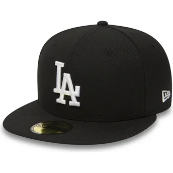 Cap ravna black ajustada 59FIFTY Essential Los Angeles Dodgers MLB New Era