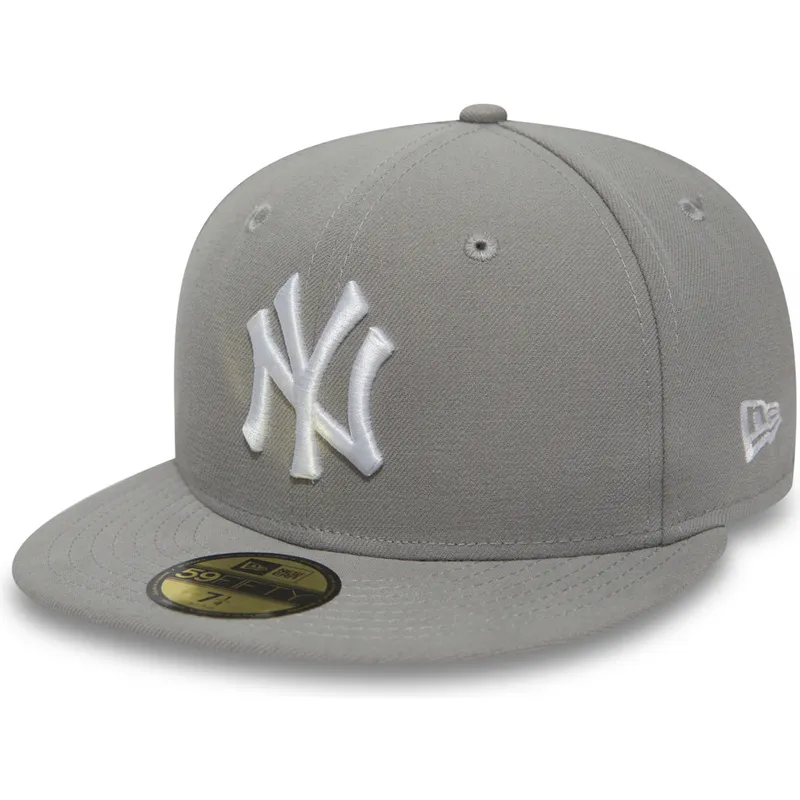 kapa-ravna-siva-prilagodena-59fifty-essential-new-york-yankees-mlb-new-era