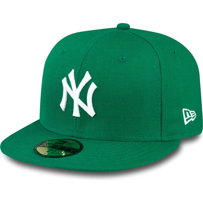 kapa-ravna-zelena-prilagodena-59fifty-essential-new-york-yankees-mlb-new-era