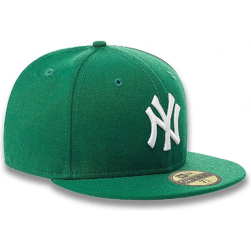 kapa-ravna-zelena-prilagodena-59fifty-essential-new-york-yankees-mlb-new-era