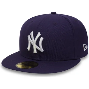 kapa-ravna-ljubicasta-prilagodena-59fifty-essential-new-york-yankees-mlb-new-era