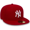 cap-ravna-red-ajustada-59fifty-essential-new-york-yankees-mlb-new-era