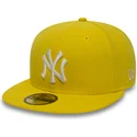 cap-ravna-yellow-ajustada-59fifty-essential-new-york-yankees-mlb-new-era