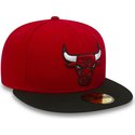 new-era-flat-brim-59fifty-essential-chicago-bulls-nba-red-fitted-cap