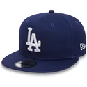 kapa-ravna-plava-snapback-ajustable-9fifty-essential-los-angeles-dodgers-mlb-new-era