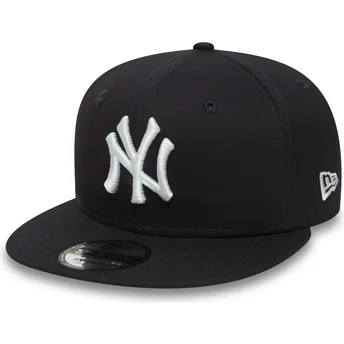 kapa-ravna-mornarsko-plava-snapback-ajustable-9fifty-essential-new-york-yankees-mlb-new-era