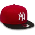 kapa-ravna-crvena-snapback-ajustable-9fifty-cotton-block-new-york-yankees-mlb-new-era