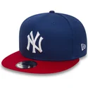 kapa-ravna-plava-snapback-ajustable-9fifty-cotton-block-new-york-yankees-mlb-new-era