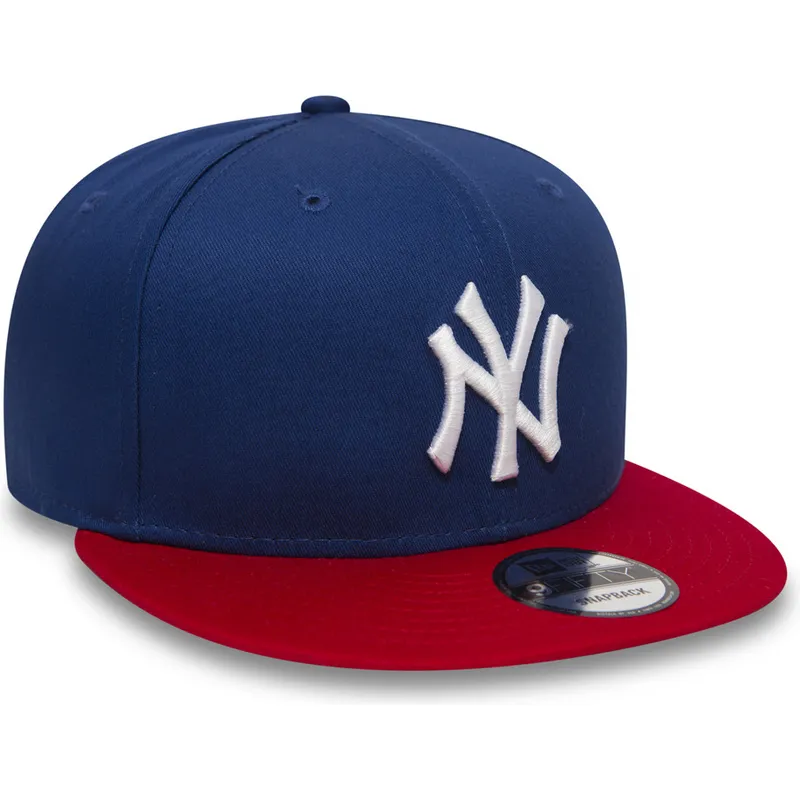 kapa-ravna-plava-snapback-ajustable-9fifty-cotton-block-new-york-yankees-mlb-new-era