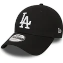 kapa-zaobljena-crna-podesiv-9forty-essential-los-angeles-dodgers-mlb-new-era