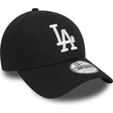 kapa-zaobljena-crna-podesiv-9forty-essential-los-angeles-dodgers-mlb-new-era