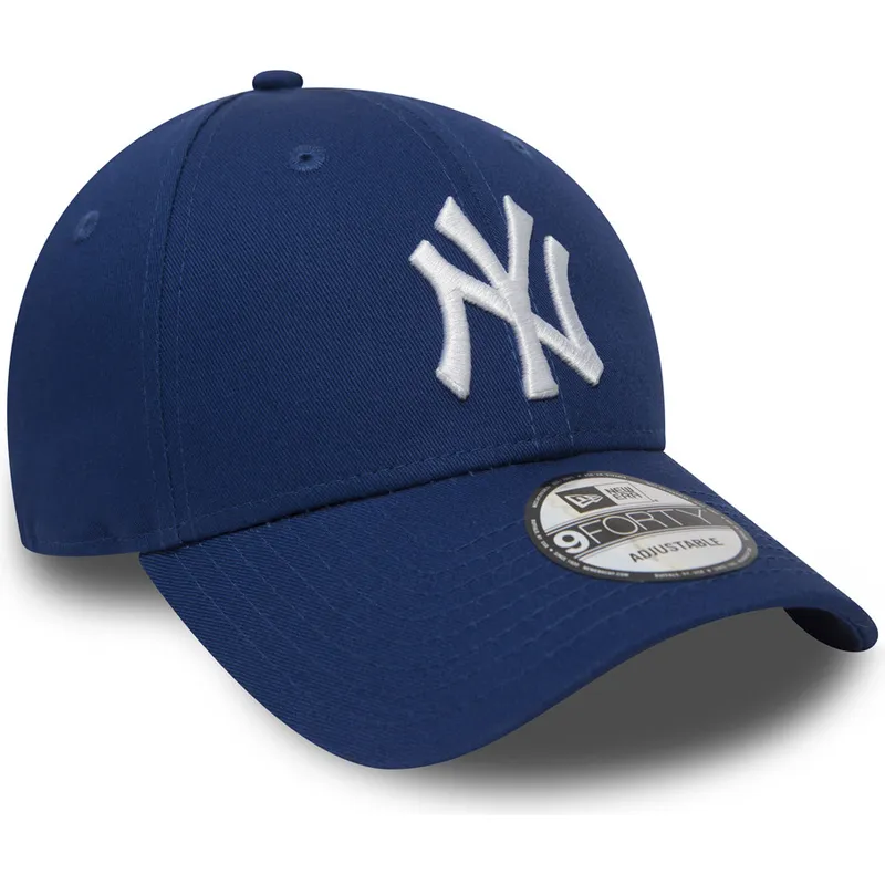 kape-zaobljena-plava-podesiva-traka-9forty-essential-new-york-yankees-mlb-new-era
