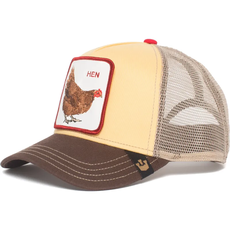 kapa-zaobljena-zuta-snapback-hen-the-farm-goorin-bros