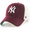 kapa-zaobljena-crvena-snapback-new-york-yankees-mlb-47-brand