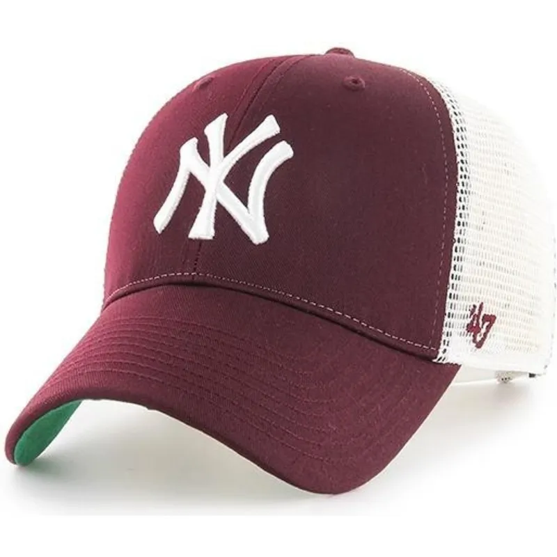 kapa-zaobljena-crvena-snapback-new-york-yankees-mlb-47-brand